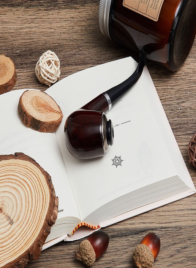 Threlaco 1 Pcs Detective Fake Pipe Costume Accessory Pipe Prop Toys for Halloween Stage Performance Dress Up - Image 3